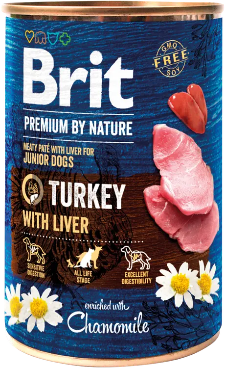 Brit Premium by Nature Kalkkuna-maksa pennulle 400 g