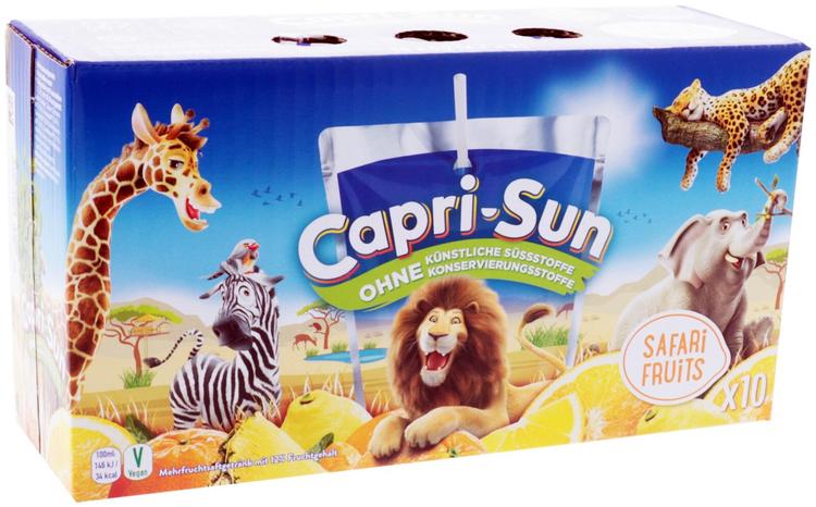 Capri-Sun 200ml Safari Fruits Mehujuoma 10x200 ml pillimehu