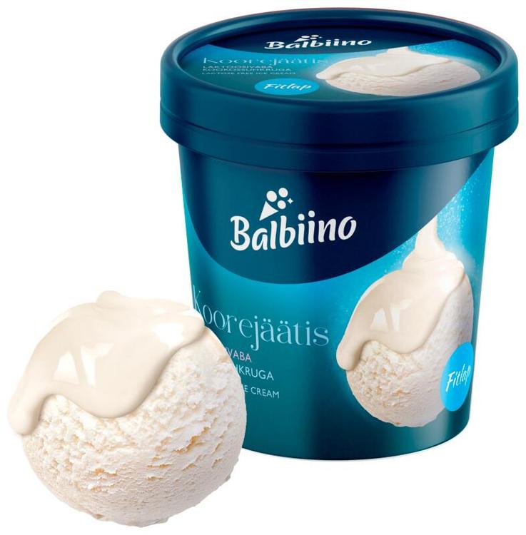 Balbiino FITLAP Laktoosivaba koorejäätis 0,5 l/270 g