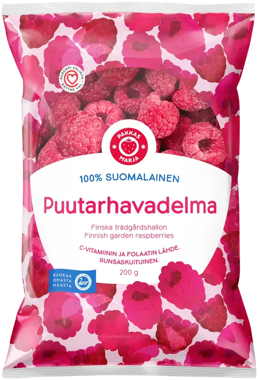 Pakkasmarja 200g suomalainen puutarhavadelma