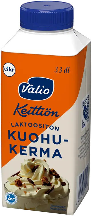 Valio Keittiön kuohukerma 3,3 dl laktoositon