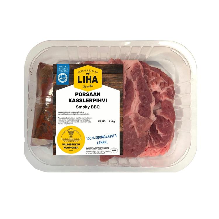 Savo-Karjalan Liha Oy Porsaan kasslerpihvi Smoky 410g