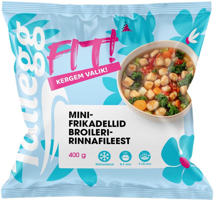 FIT! Minifrikadellid broileririnnafileest, 400 g