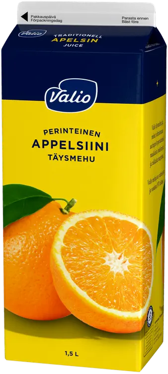 Valio appelsiinitäysmehu 1,5 l perinteinen