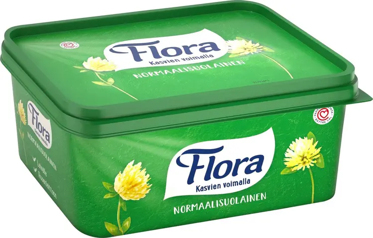 Flora 1 KG Normaalisuolainen Margariini 60%