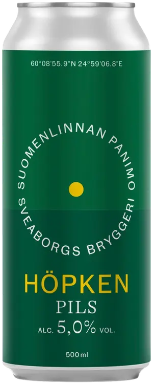 Suomenlinnan Panimo 50cl Höpken Pils 5% tölkki olut