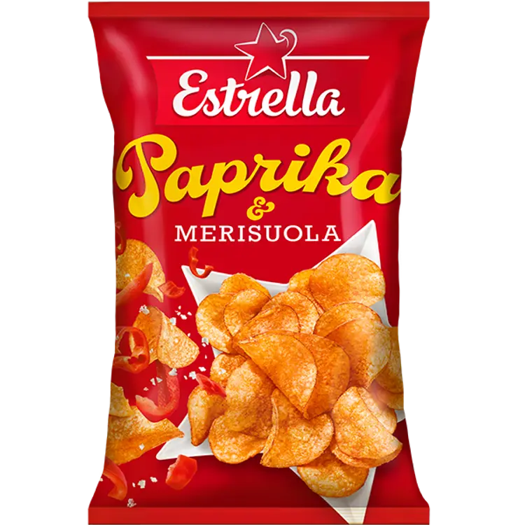 Estrella Paprika & Merisuola sipsi 275g