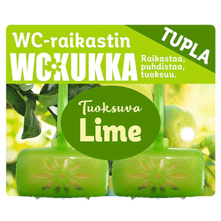 WC Kukka Lime tuplapakkaus wc-raikastin 2x50g