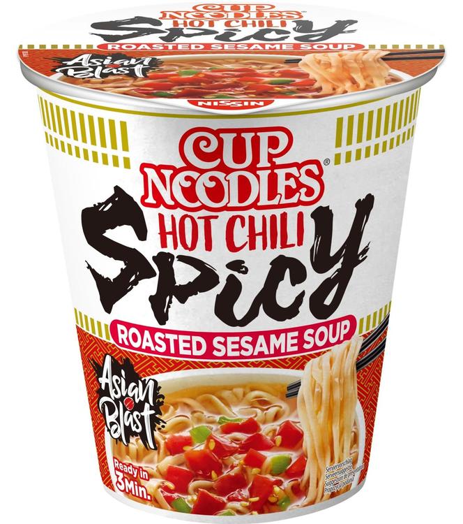 Nissin Cup Noodles Hot Chili Spicy pikanuudelikeitto 66g