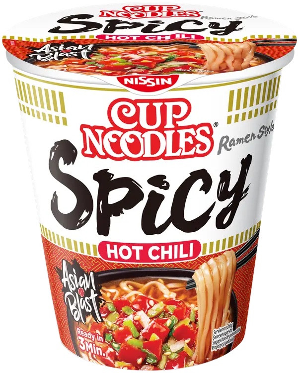 Nissin Cup Noodles Hot Chili Spicy pikanuudelikeitto 66g