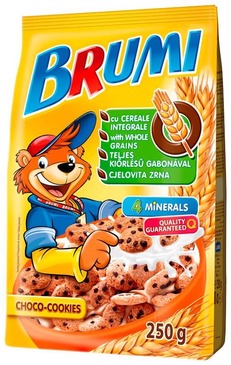 BRUMI hommikuhelbed küpsised šokolaadi tükkidega 250g
