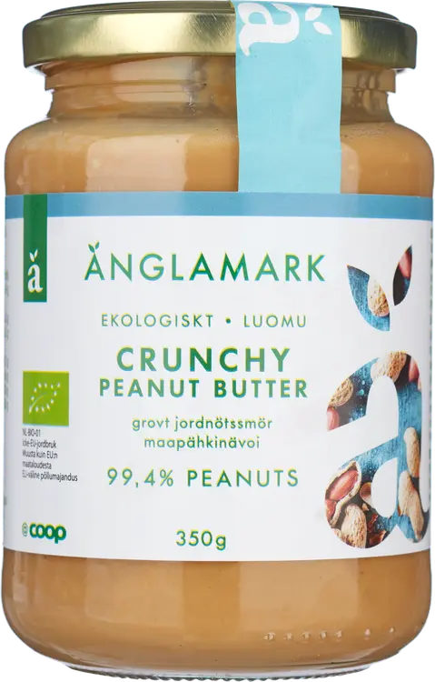 Änglamark maapähkinävoi crunchy luomu 350 g
