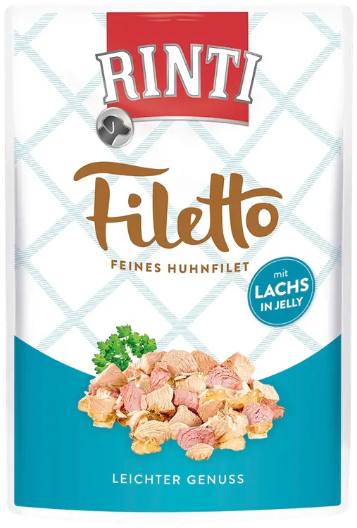 Rinti Filetto kana & lohi hyytelössä 100g