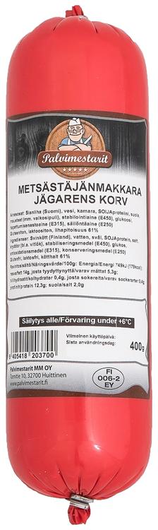 Palvimestarit 400g Metsästäjänmakkara