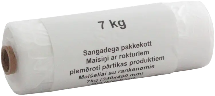 HDPE-Henkselikassi 7kg, 200kpl/rll
