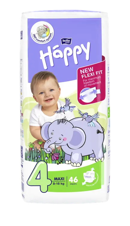 Happy teippivaippa maxi 8-18kg 46kpl