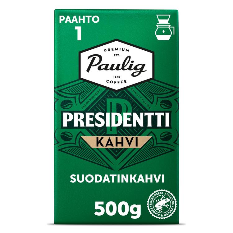 Paulig Presidentti kahvi suodatinjauhatus 500g