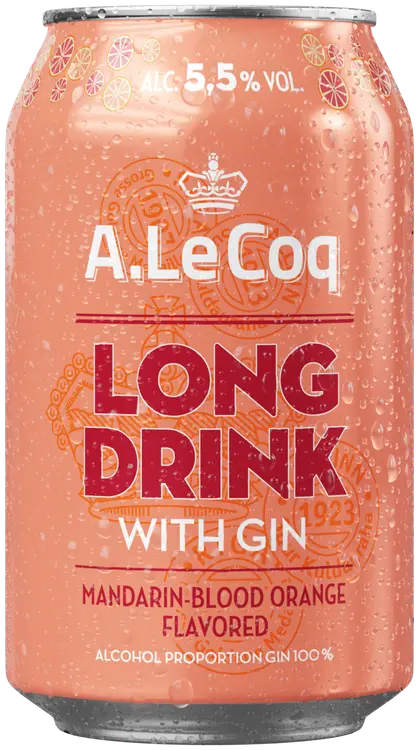 A. Le Coq GIN Mandarin-Blood orange Long Drink 5,5 % 0,33 l tlk