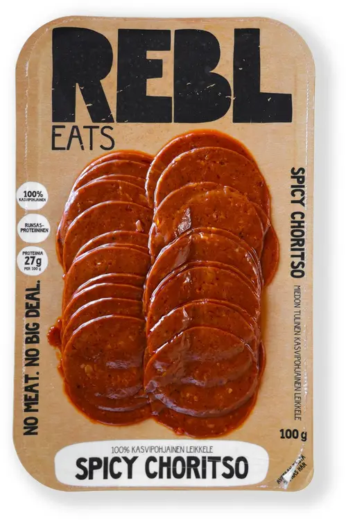Rebl Eats Spicy Choritso vegeleikkele 100g