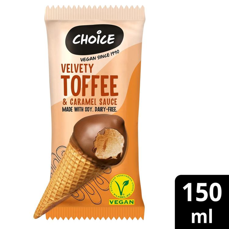 Choice 150ML / 100g jäätelötuutti Toffee