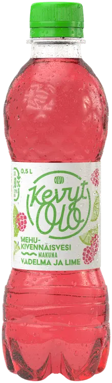KevytOlo Vadelma-Lime mehukivennäisvesi  0,5 l kmp