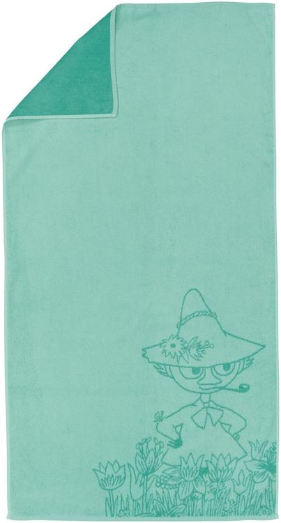 Moomin Arabia kylpypyyhe 70x140cm Nuuskamuikkunen, minttu