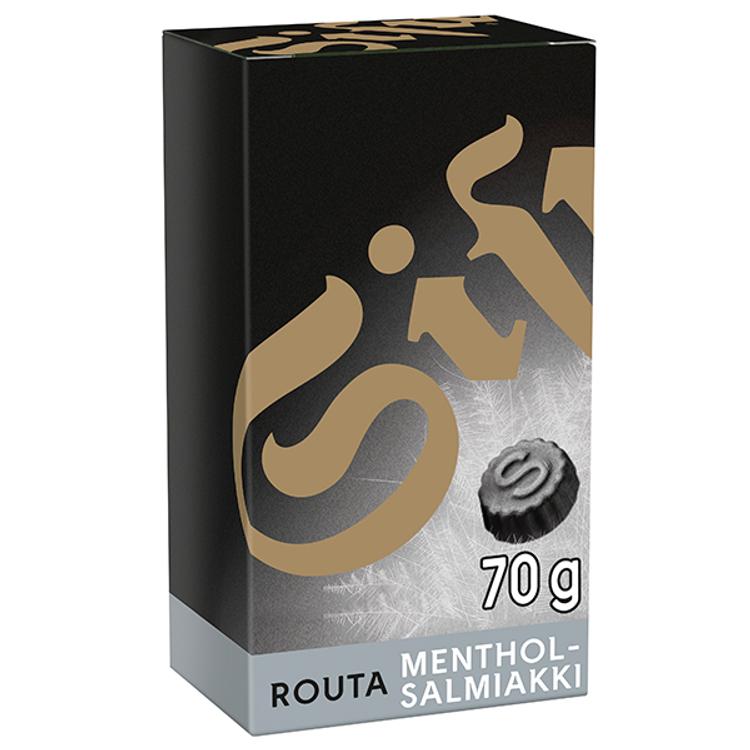 Sisu Routa Xylitol Menthol-Salmiakki ksylitolipastilli 70g