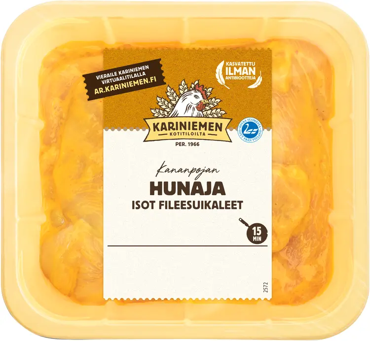 Kariniemen Kananpojan Hunaja reilut fileesuikaleet 750g