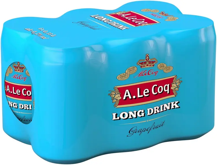 6 x A. Le Coq Grapefruit Long Drink 4,7% 0,33 l tlk