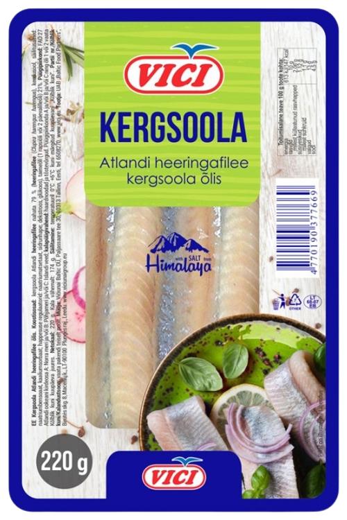 Heeringafilee, kergsoola 220 g