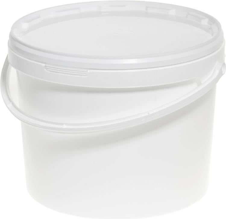 Säilöntäsanko kannella valkoinen 10 L
