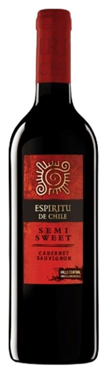 Espiritu De Chile Semi Sweet Cabernet Sauvignon GT vein 12%vol 750ml