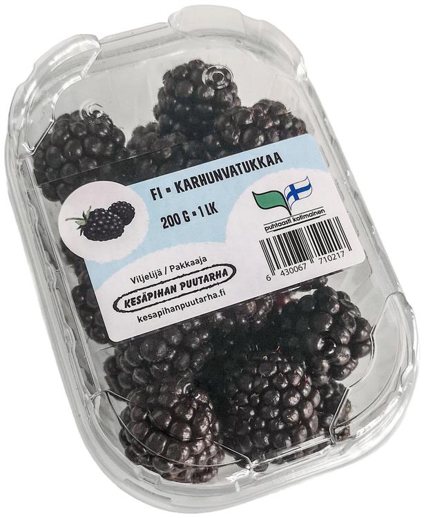 Kesäpihan Puutarha Karhunvatukka 200 g kotimainen pakaste