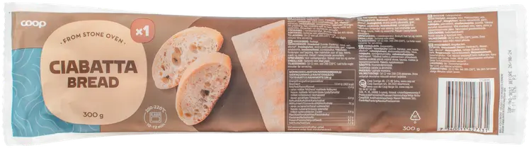 Coop ciabatta 300 g