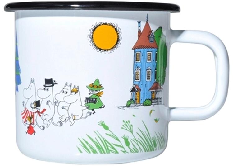 Muurla Muumilaakso Colors -emalimuki 3,7dl