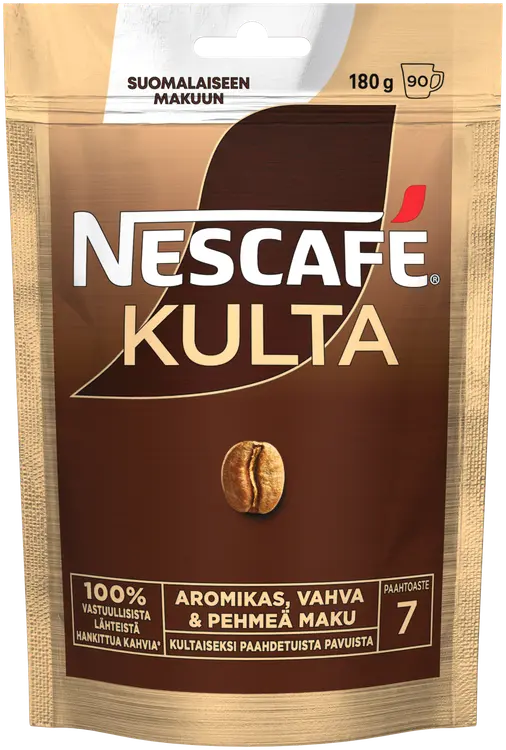 Nescafé Kulta 180g pikakahvi täyttöpussi