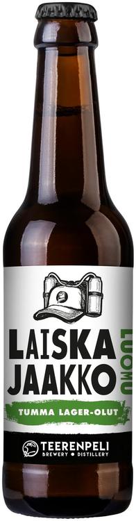 Teerenpeli Laiskajaakko luomu olut 4,5% 0,33l long neck kertapullo, 16plo/ltk