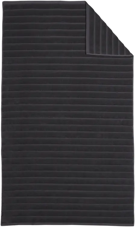 RATIA® kylpypyyhe Texture 100x160 cm tummanharmaa