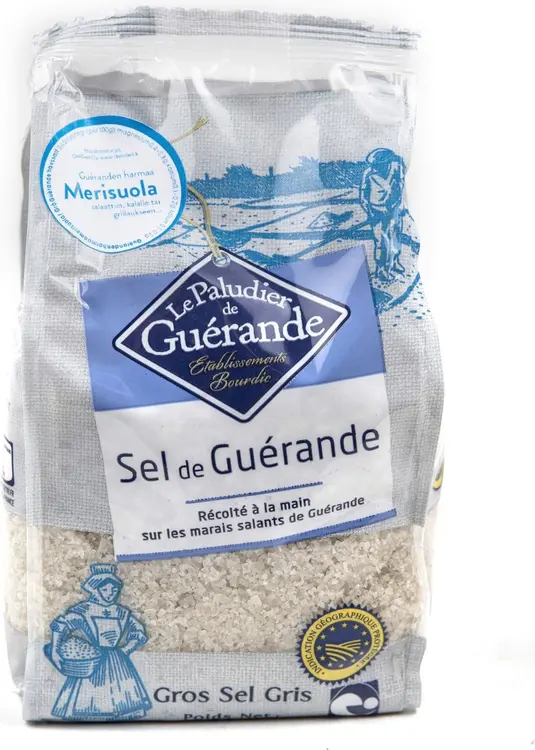 Le Paludier de Guérande 1kg Sel de Guérande ranskalainen karkea harmaasuola