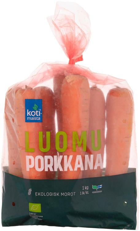 Kotimaista porkkana 1 kg luomu