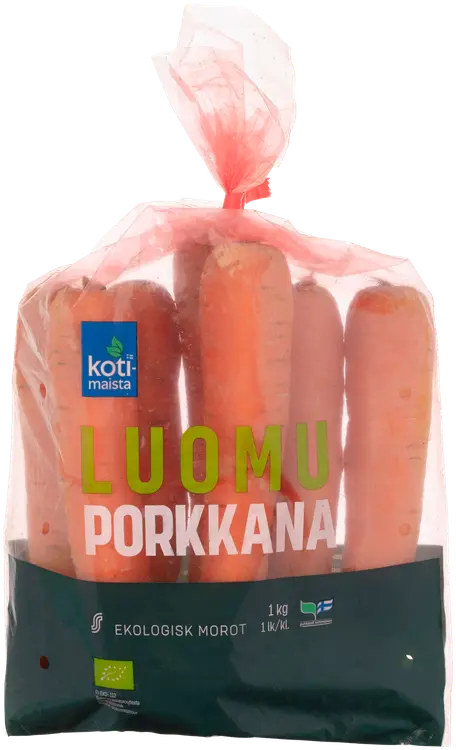 Kotimaista porkkana 1 kg luomu