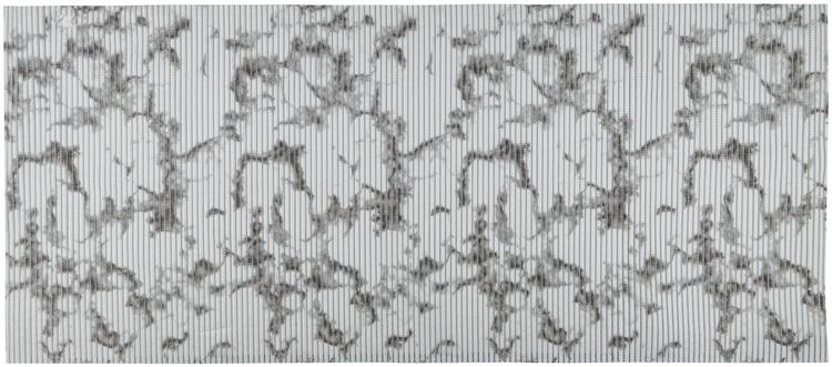 Vannitoavaip Soft Foam 65x150 cm hall/valge