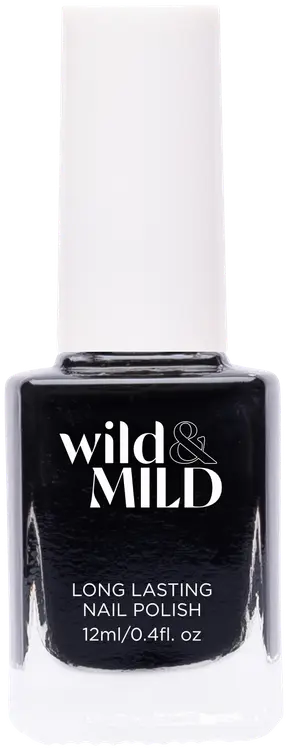 Wild&Mild Long Lasting nail polish M002 Lady in Black 12 ml