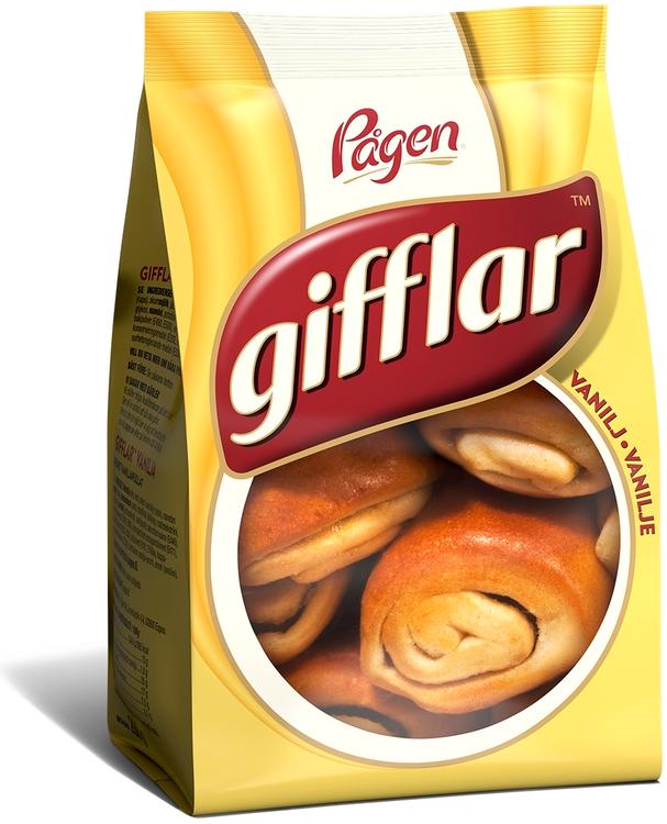 Pågen Gifflar Vanilj pienet kanelipullat 260g