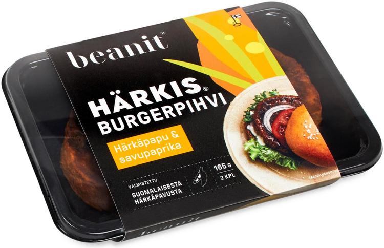 Beanit® Härkis® burgerpihvi härkäpapu & savupaprika 2kpl/165g