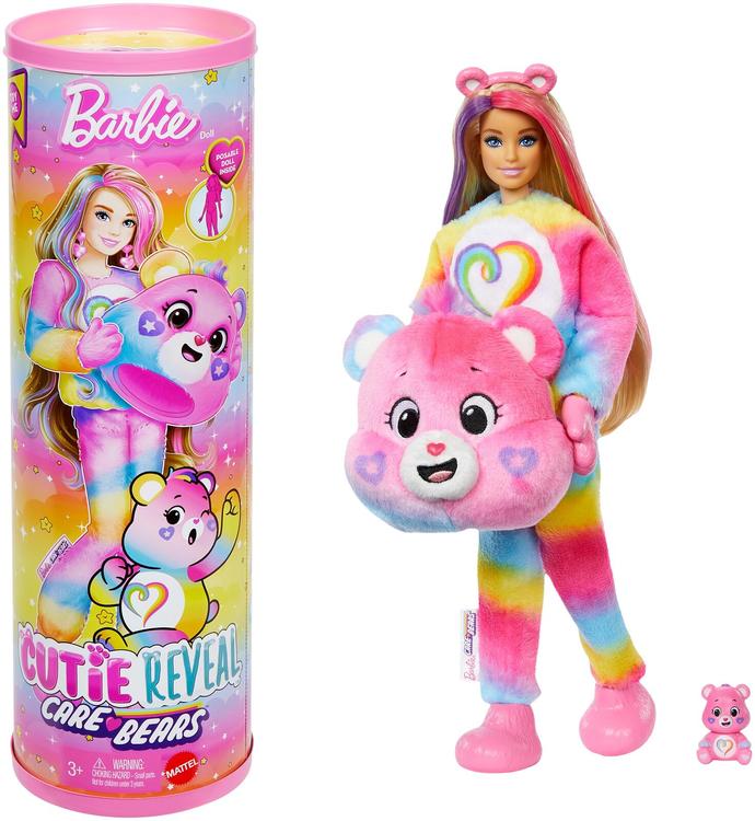 Barbie cutie reveal roosa pehme kaisukaru