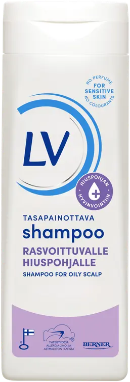 LV 250ml shampoo rasvoittuvalle hiuspohjalle