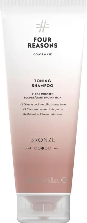 Four Reasons Color Mask Toning Shampoo Bronze sävyttävä shampoo 250 ml