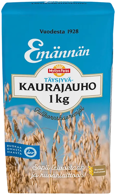 Myllyn Paras Emännän Täysjyväkaurajauho 1 kg