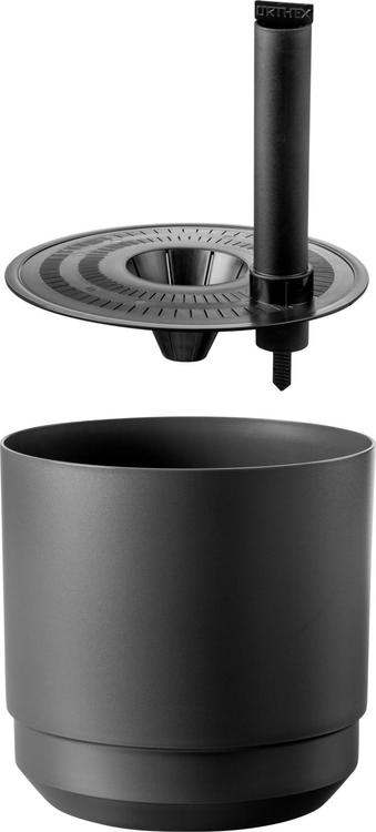 Orthex säiliöruukku 30cm tummanharmaa